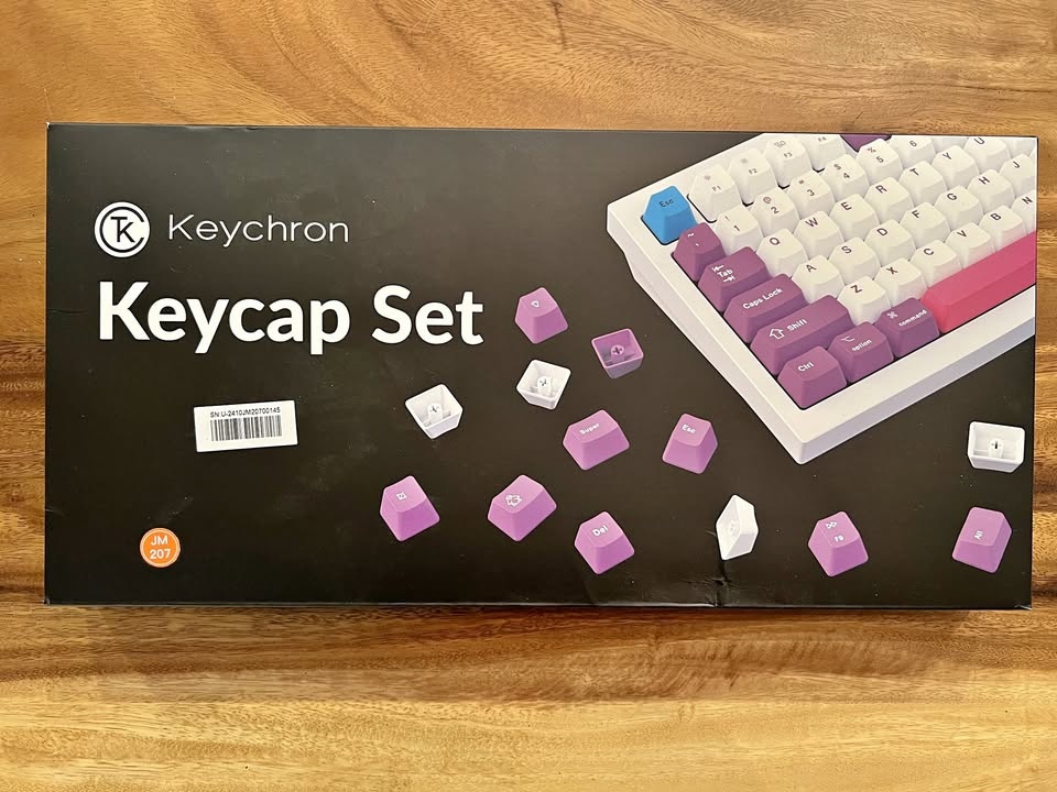 Keychron Black Transparent OSA Full Set Keycap Set