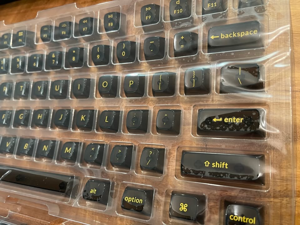 Keychron Black Transparent OSA Full Set Keycap Set - photo 3