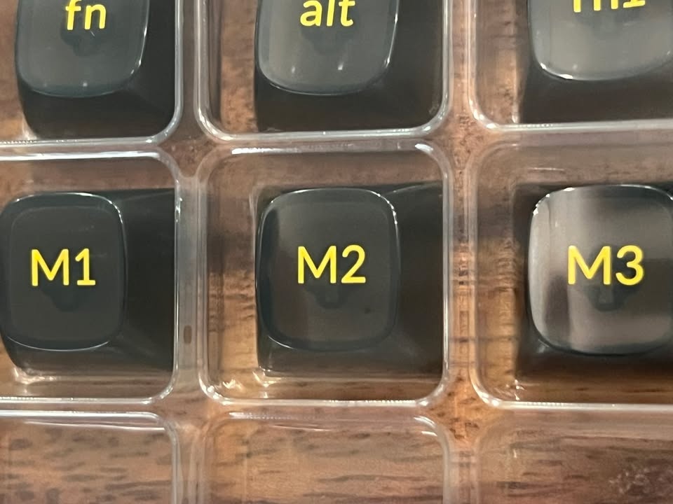 Keychron Black Transparent OSA Full Set Keycap Set - photo 4