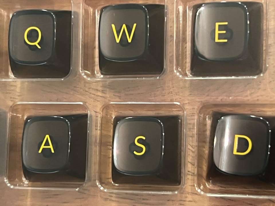 Keychron Black Transparent OSA Full Set Keycap Set - photo 5