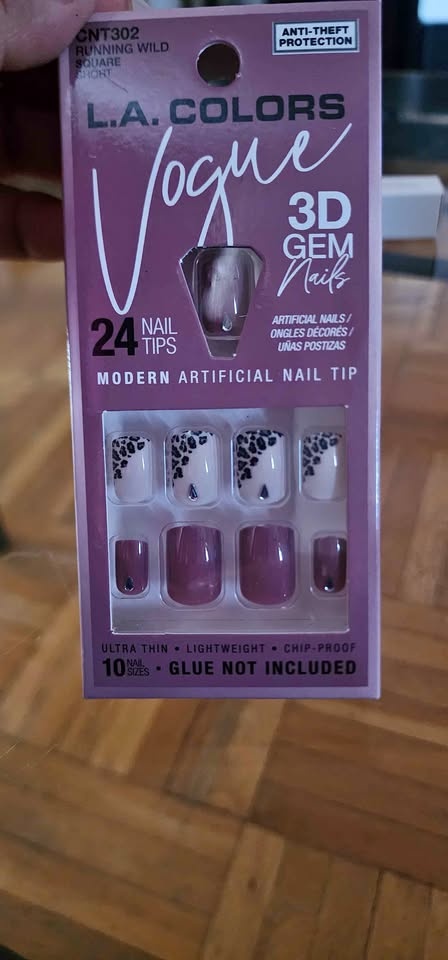 L.A. Colors 3D Gem Nail Set - Running Wild