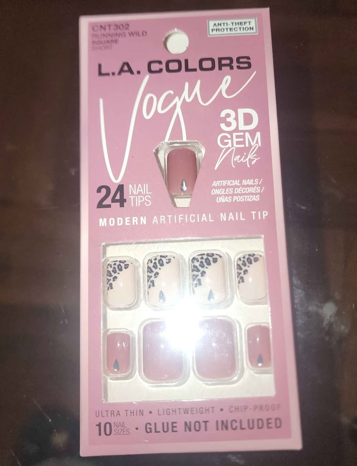L.A. Colors 3D Gem Nail Set - Running Wild - photo 2