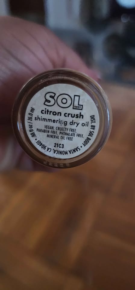 Sol Body Citron Crush Shimmering Dry Oil - photo 2