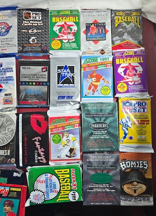 43 Different Unopened Card Packs - Prices Vary
