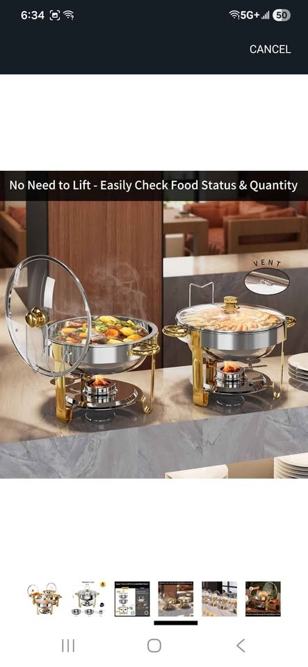 Brand New Chafing Dishes / Buffet Set - photo 3