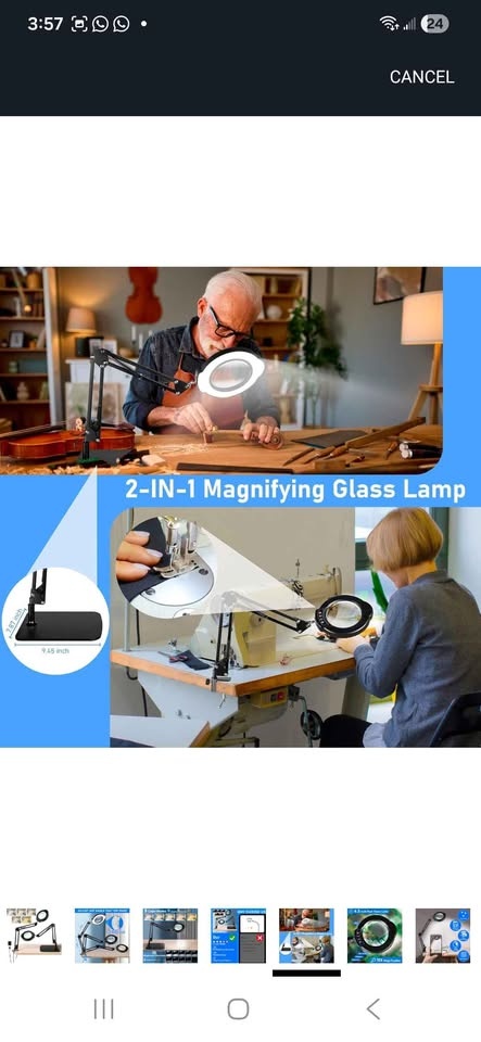 LED Desk Lamp and Magnifier - photo 5