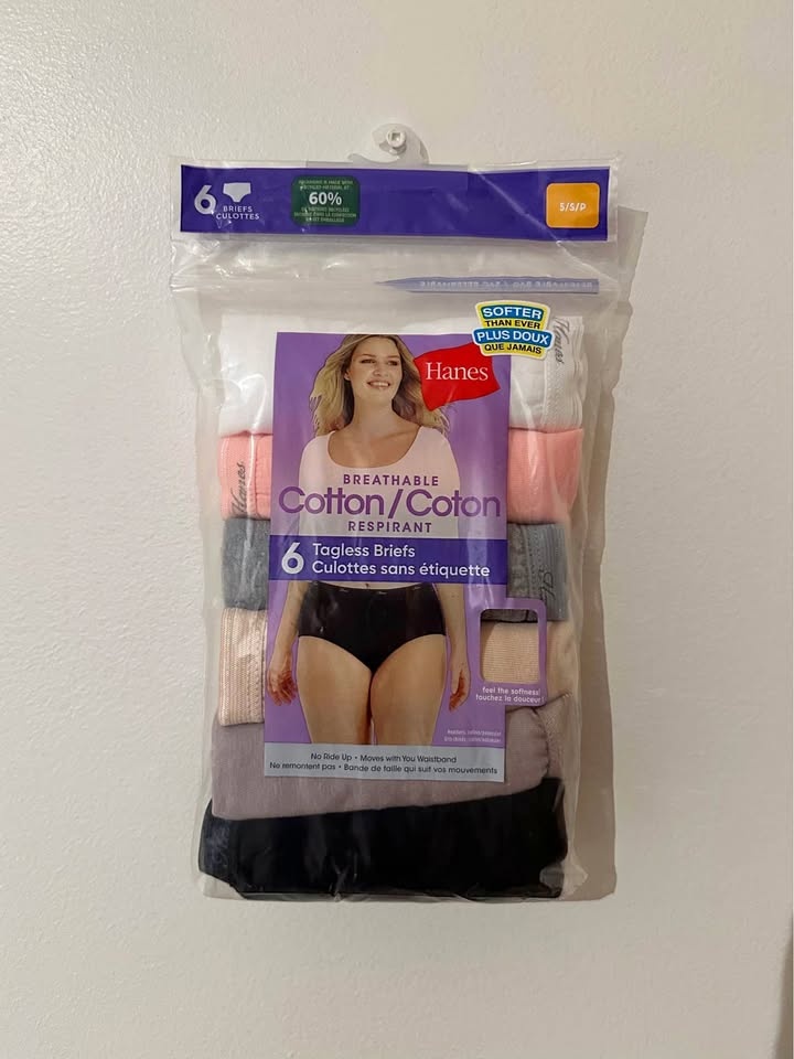 BRAND NEW Hanes Briefs - Women's Small Cotton Underwear
