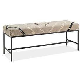 The Citizenry Modern Fabric & Metal Bench