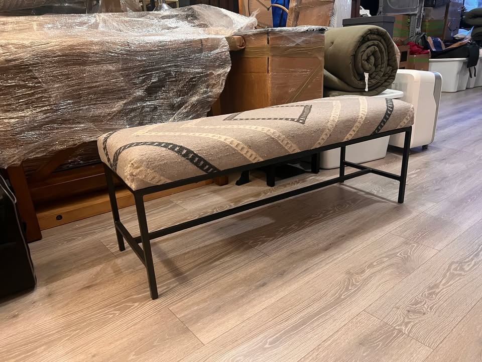 The Citizenry Modern Fabric & Metal Bench - photo 2