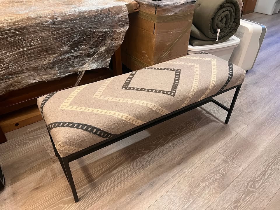 The Citizenry Modern Fabric & Metal Bench - photo 3