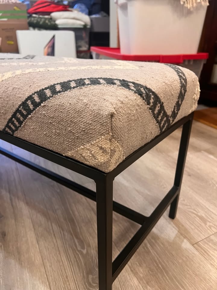 The Citizenry Modern Fabric & Metal Bench - photo 5