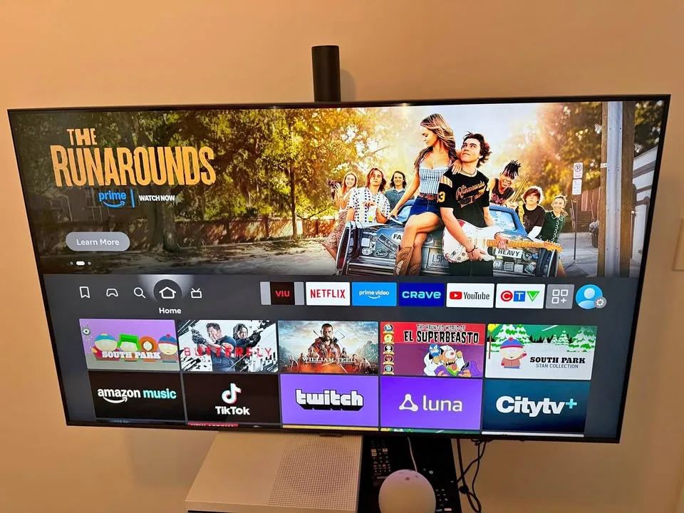 Samsung 50 inch TV WITH Mobile Stand thumbnail