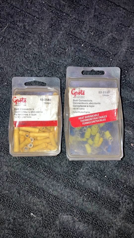 Butt Connectors 10,12,14, 16AWG