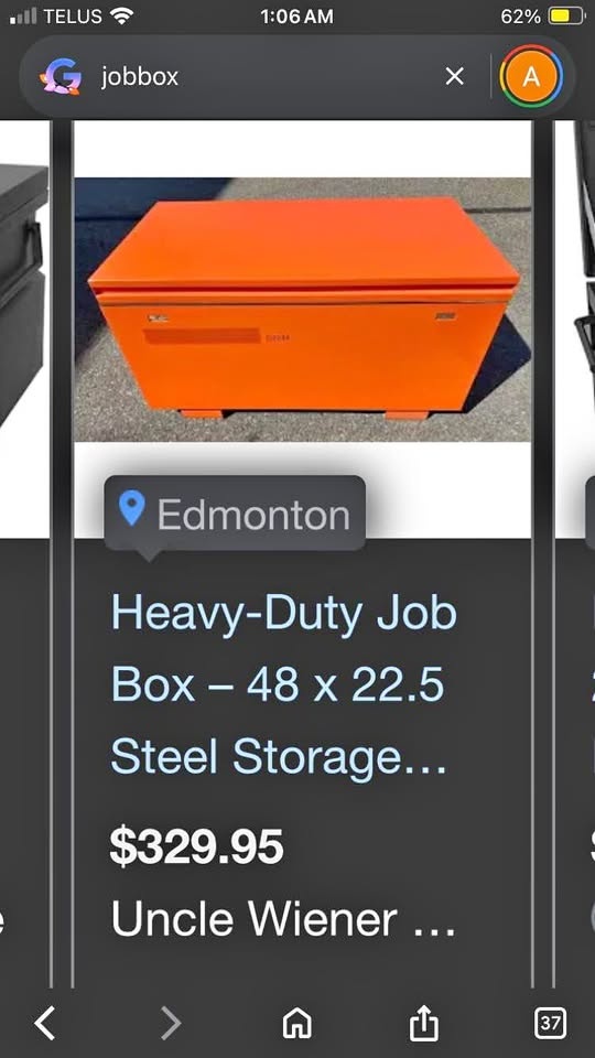 Heavy-Duty Job Box Storage