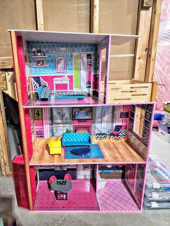 Wooden Barbie House