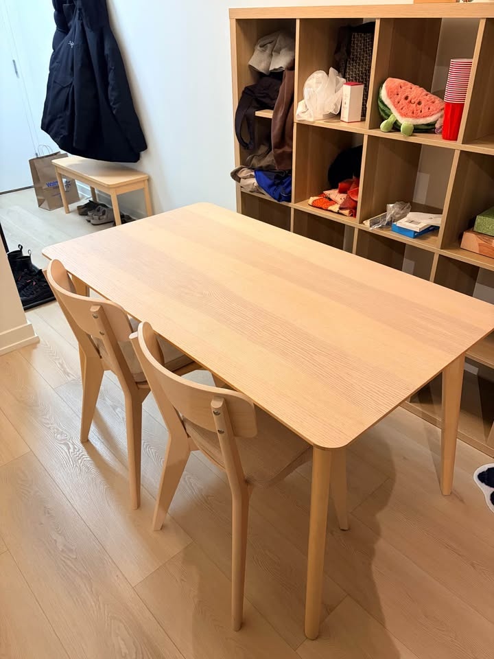IKEA Dining Table + 2 Chairs & Free Cushions - photo 2