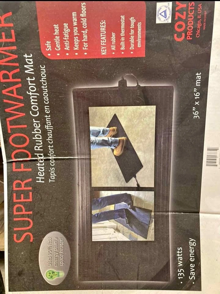 Super footwarmer mat