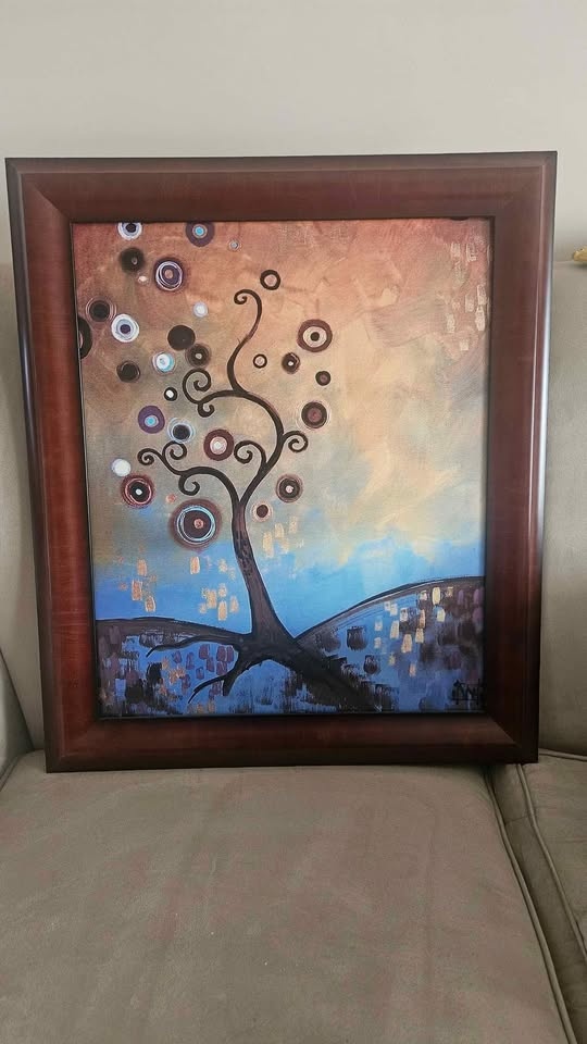 Custom framed Art