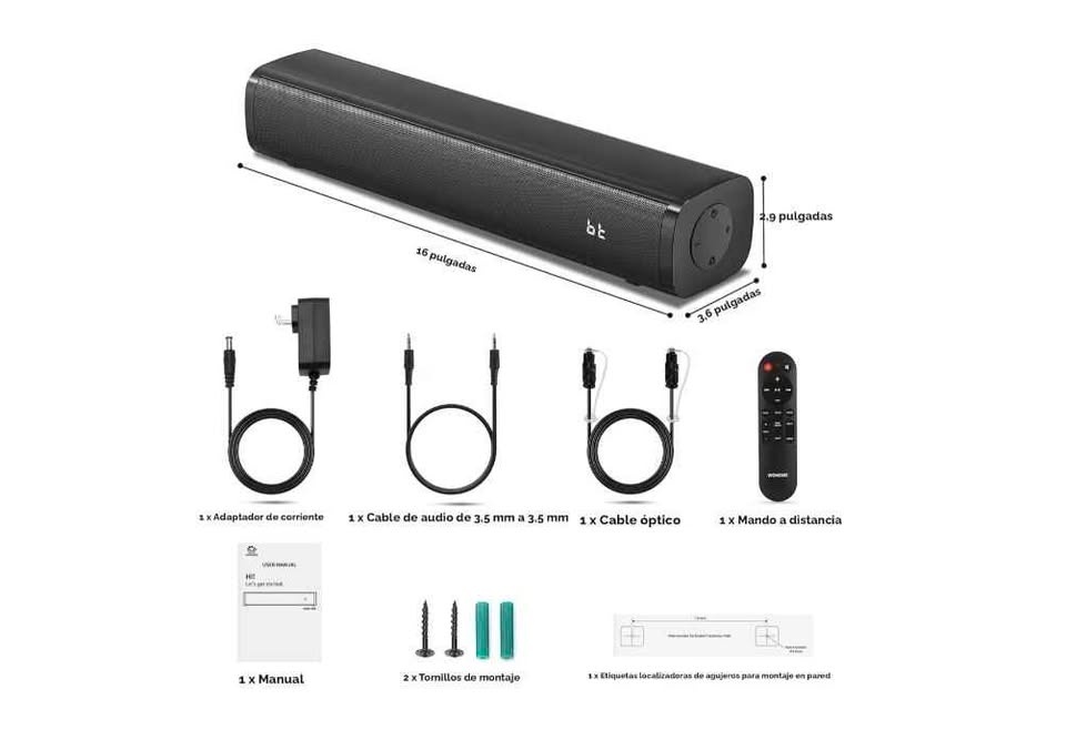 Wohome 2.1 Channel Mini Soundbar for TV - photo 2