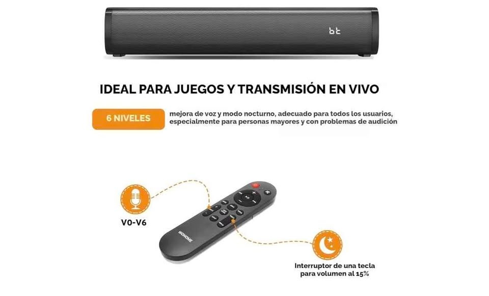 Wohome 2.1 Channel Mini Soundbar for TV - photo 4