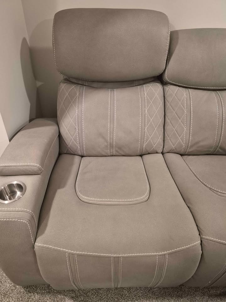 Power Recliner Sofa - Grey - photo 4
