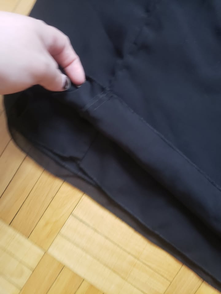 American Apparel Black Chiffon Maxi Skirt - Double Layer - photo 3