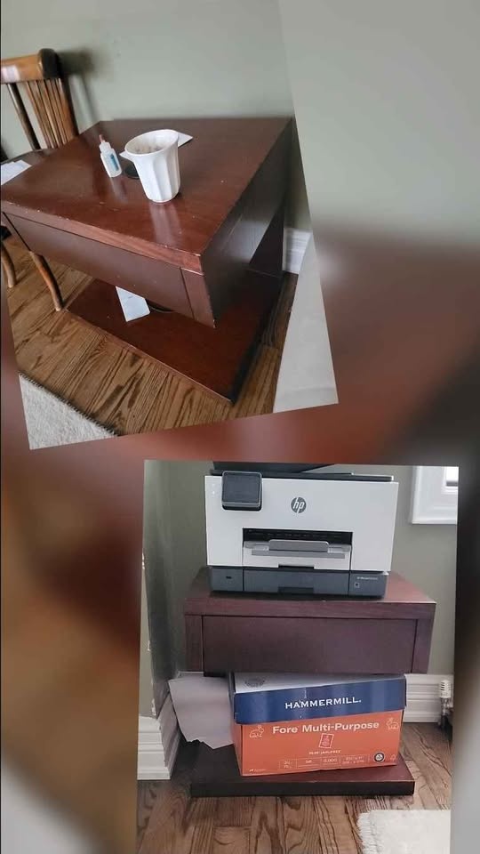 Hardwood Credenza, Shelves & End Tables - photo 2