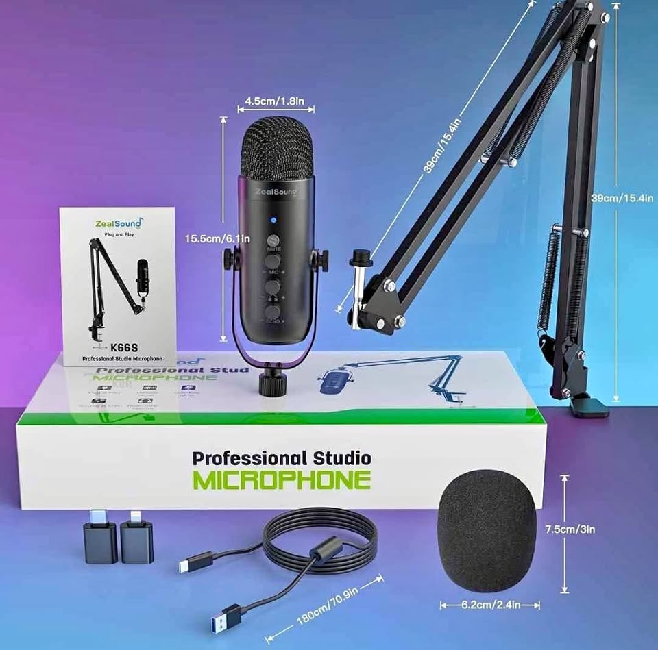 Microphone With Arm Set