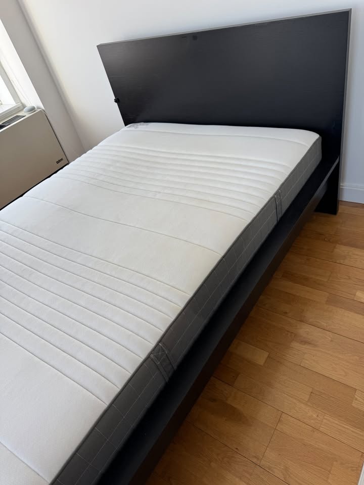 IKEA MALM Queen Bed Frame (Dark Brown) - photo 2