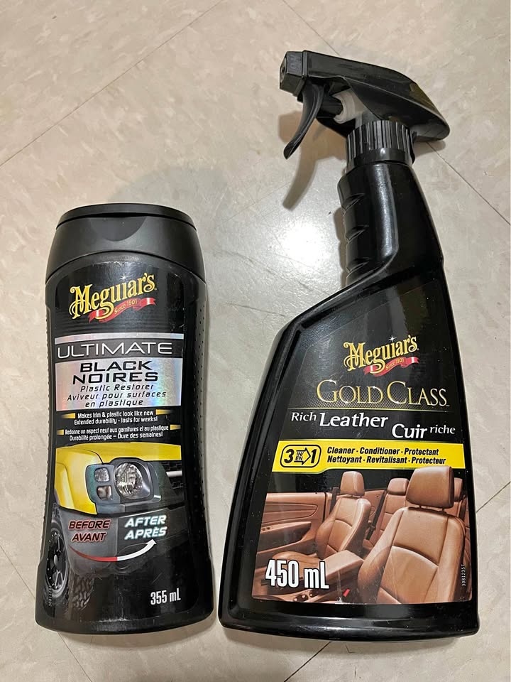 Meguiar’s Car Care Bundle – Ultimate Black + Gold Class Leather