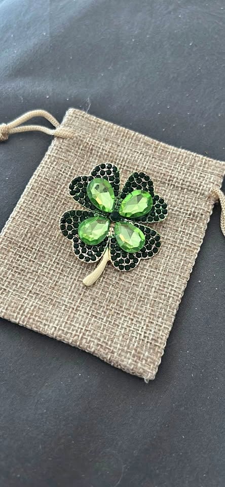 Shamrock Brooch