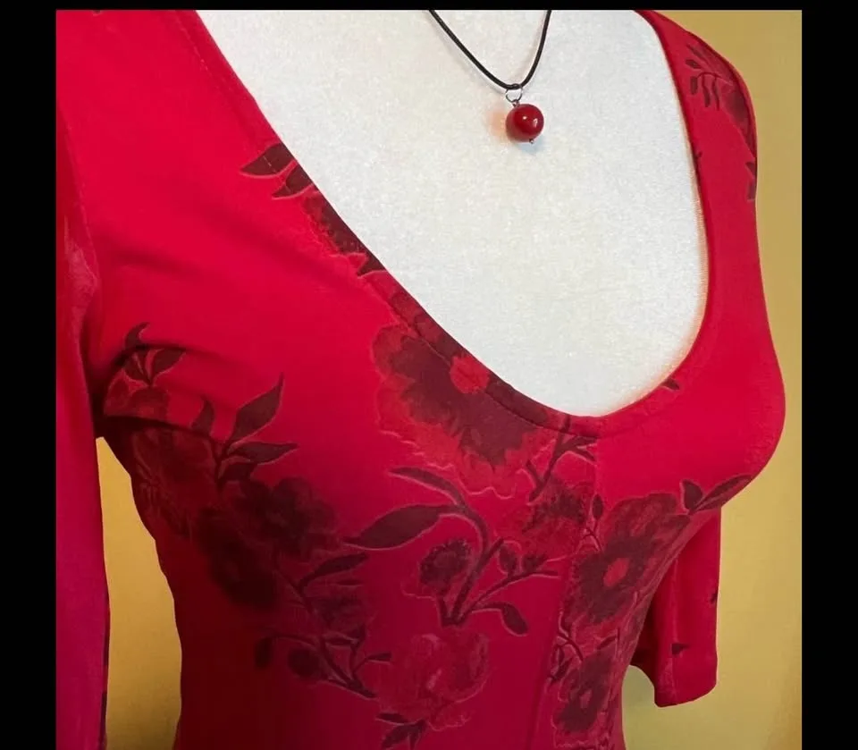 Desigual eco-friendly dress - NEW - M-long with 3/4 sleeves image indicator(2)