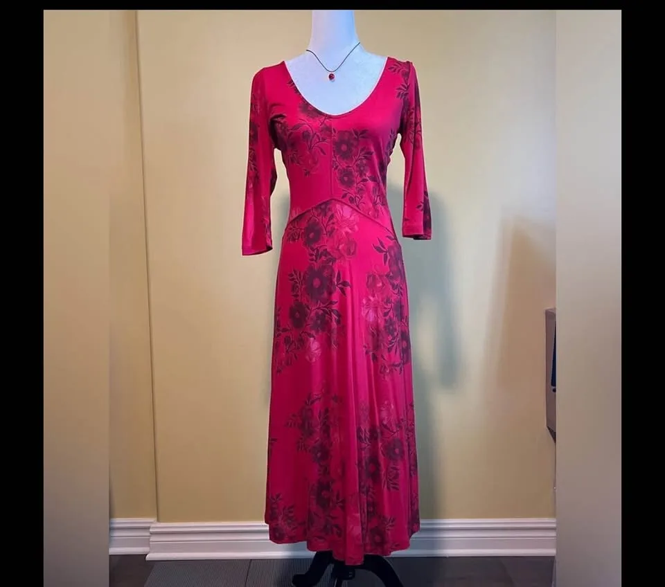 Desigual eco-friendly dress - NEW - M-long with 3/4 sleeves image indicator(3)