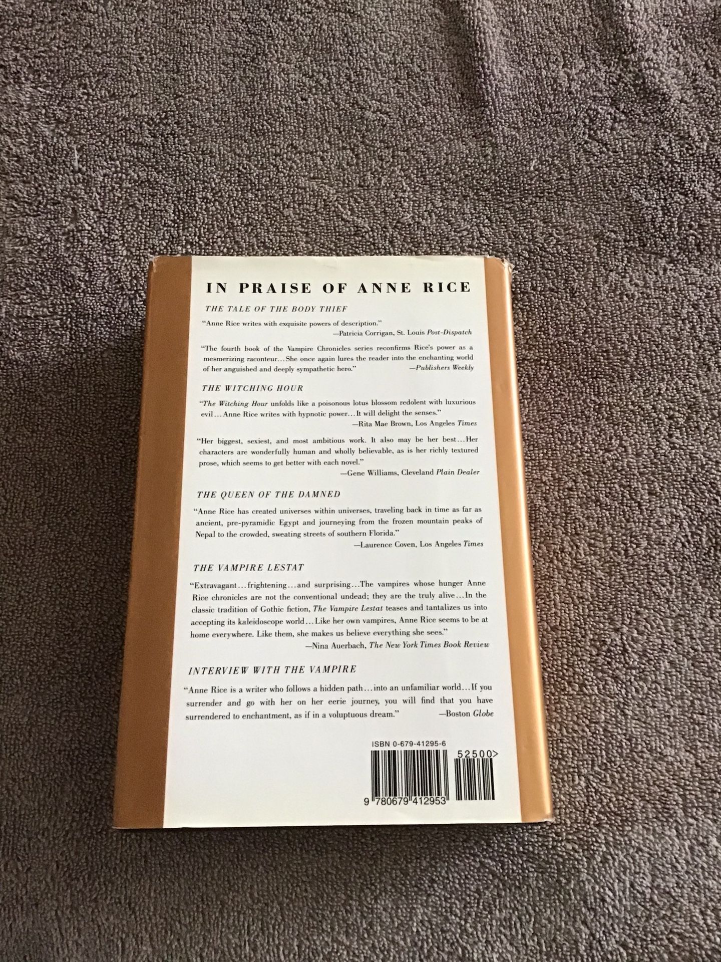 Lasher By Anne Rice. 1st. Edition. 1993 - photo 5