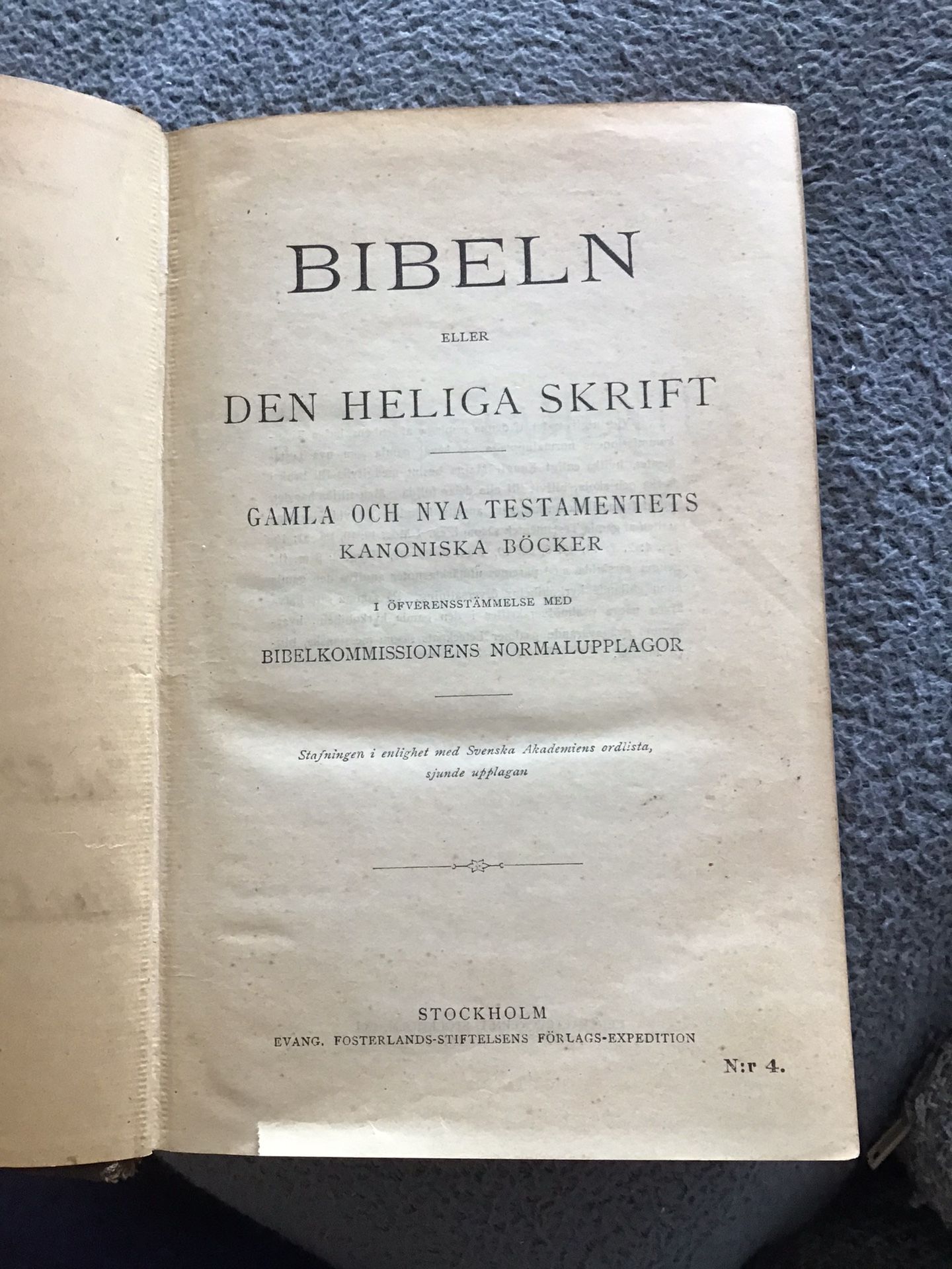 Swedish Bible 1904/1903 - photo 4
