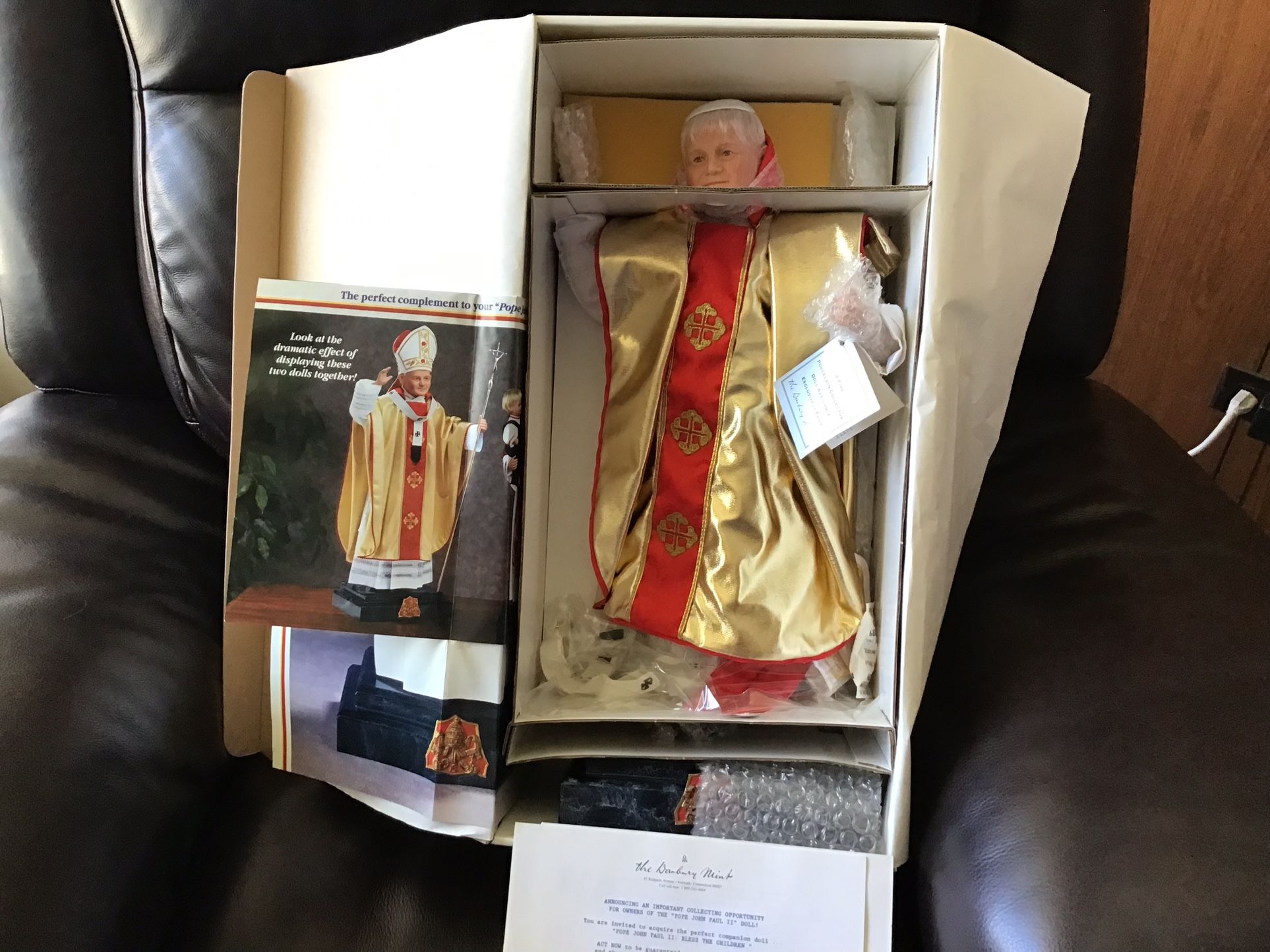 Pope John Paul II Statue by Elke Hutchens