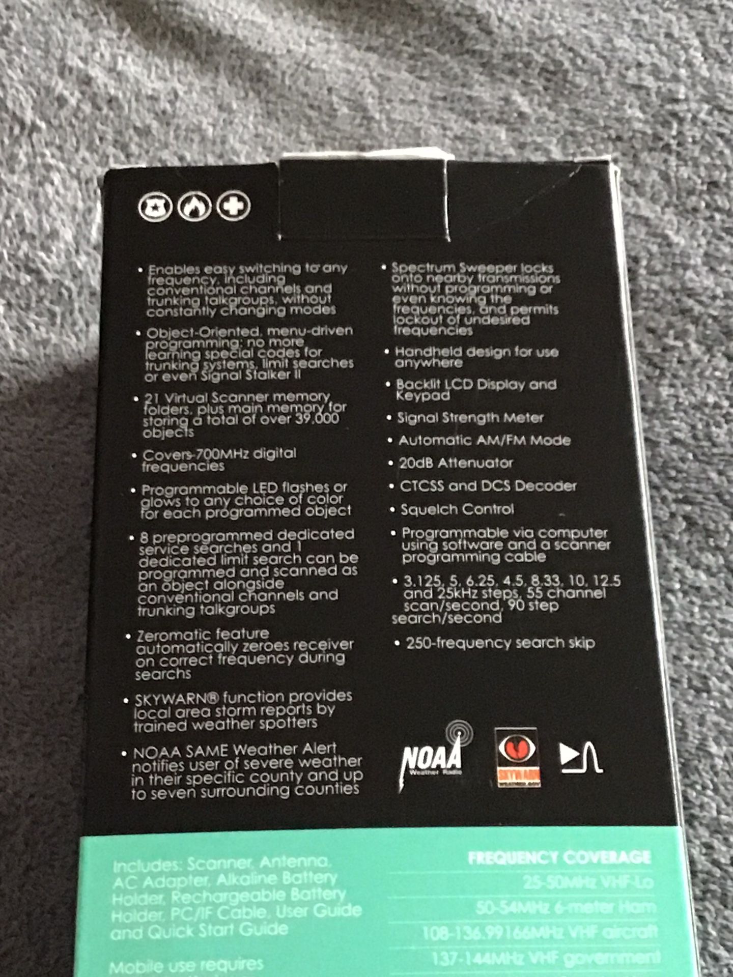 Whistler WS1040 Scanner Handheld Radio - photo 2