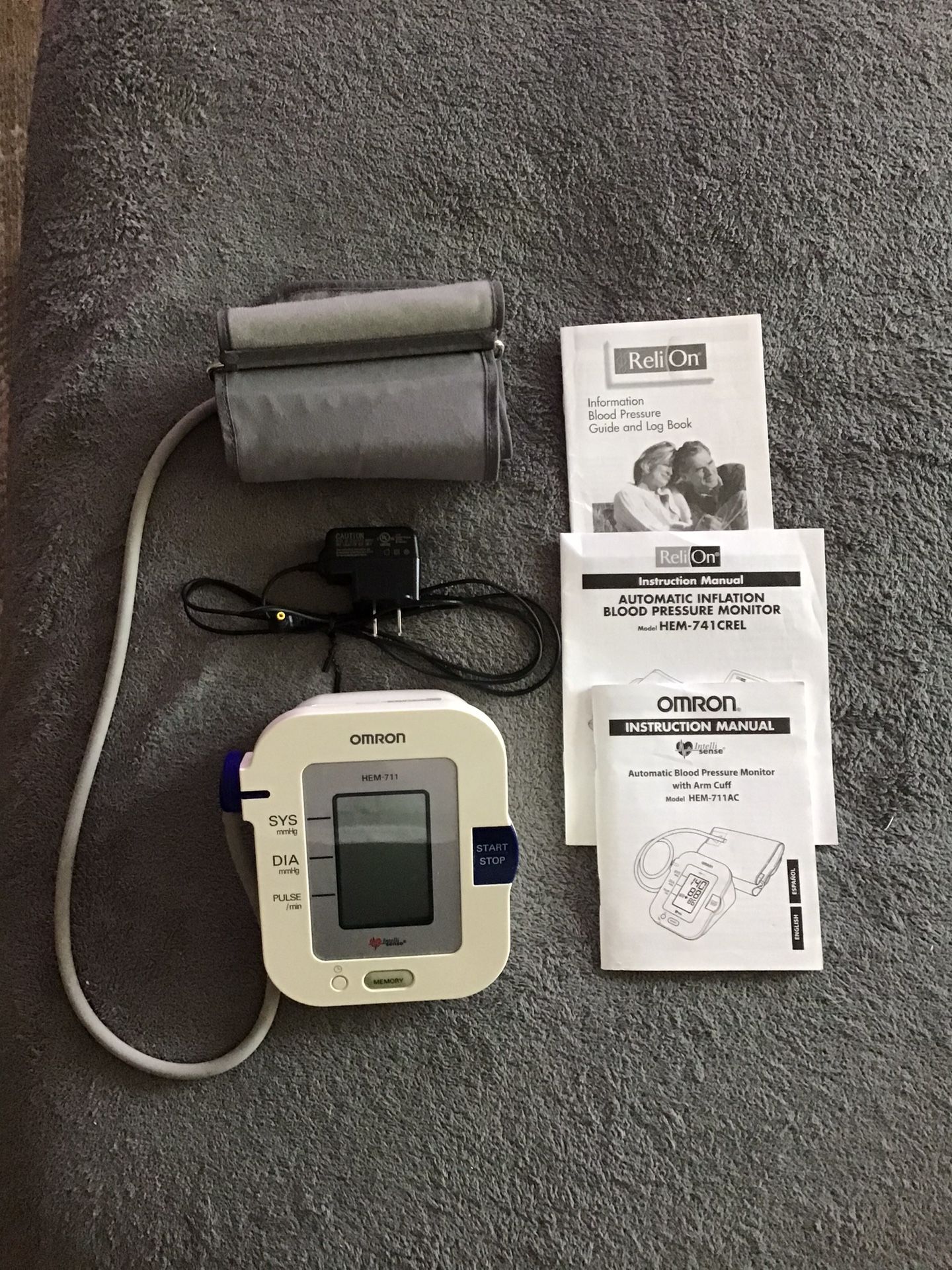 Omron Blood Pressure Monitor HEM-711AC