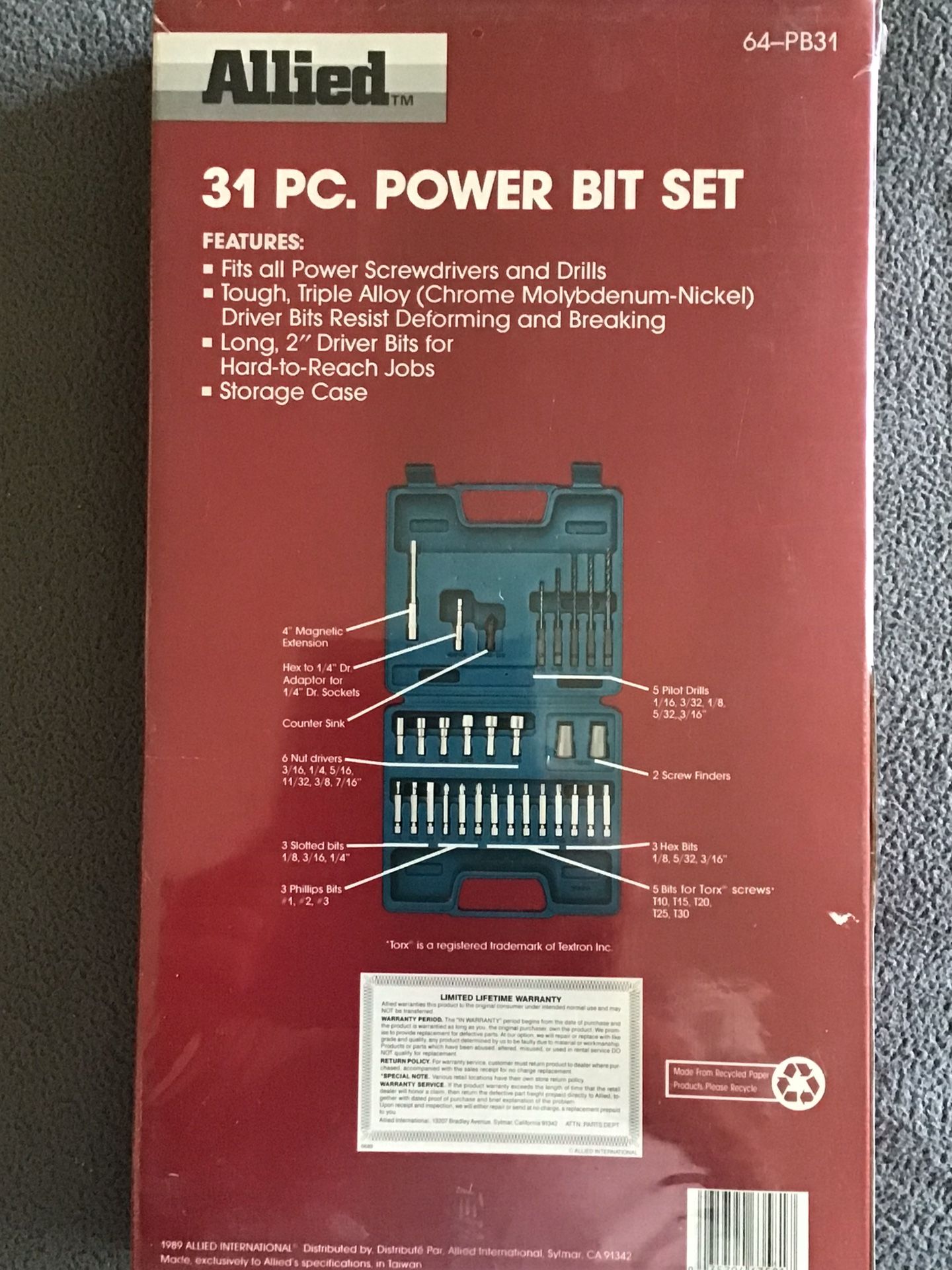 Power Bit Set. 31 Pieces - photo 3