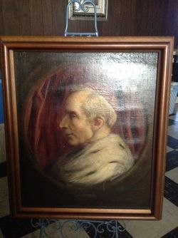 Framed Oil Painting 25"w X 28"h