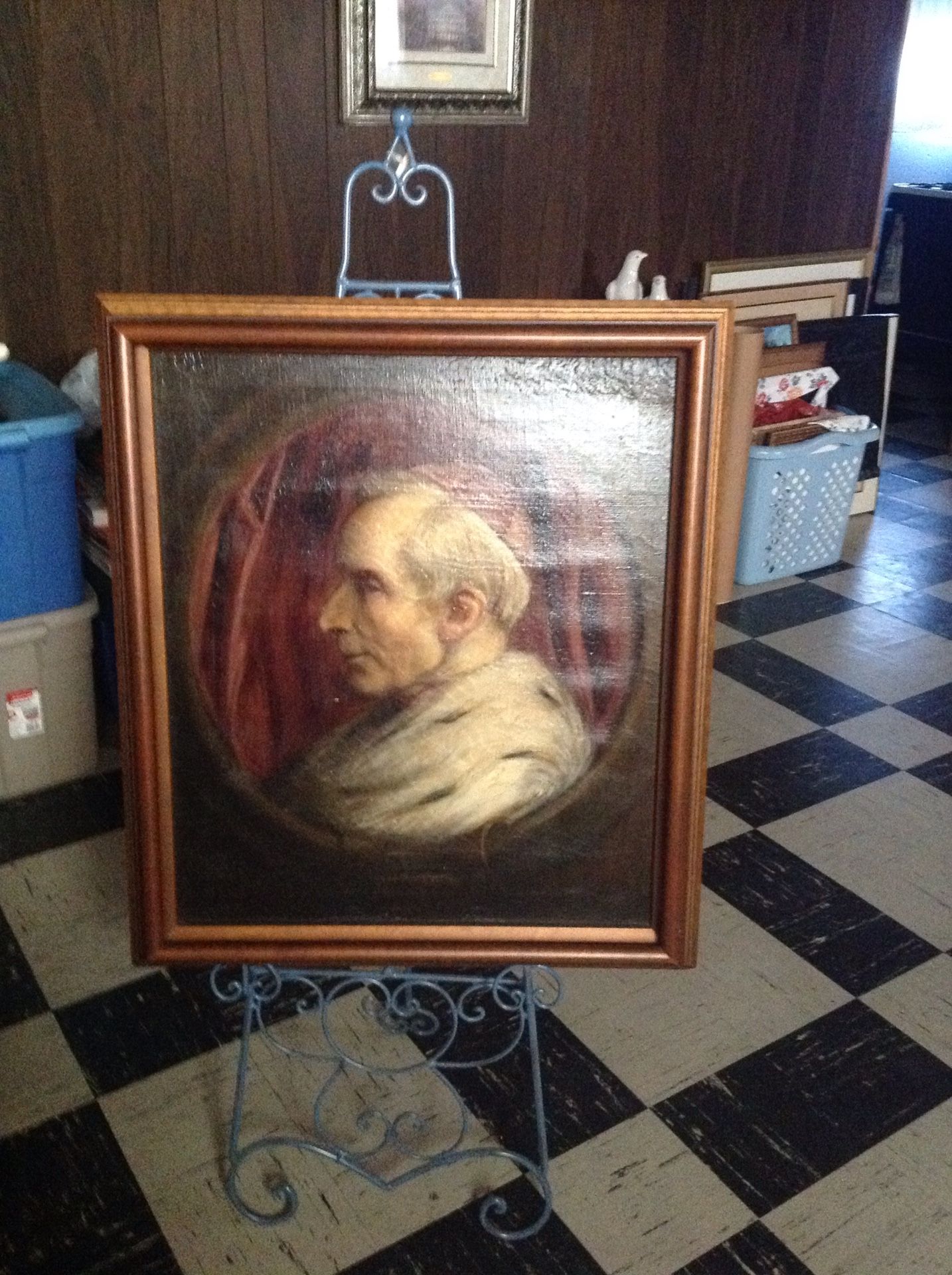 Framed Oil Painting 25"w X 28"h - photo 2