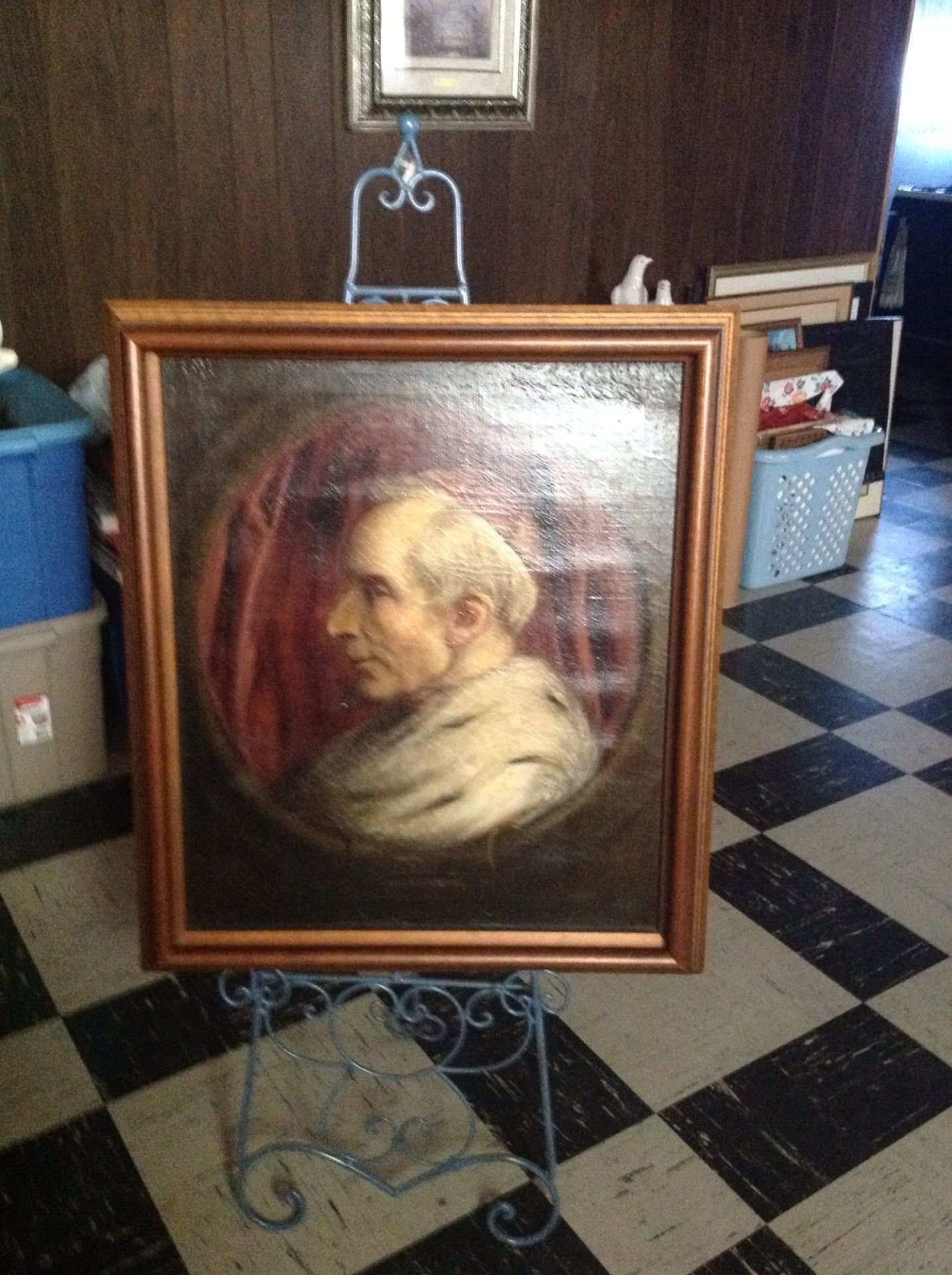 Framed Oil Painting 25"w X 28"h - photo 4