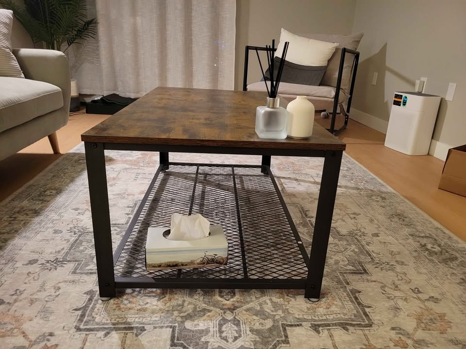 Coffee Table w/ Storage Shelf - photo 3