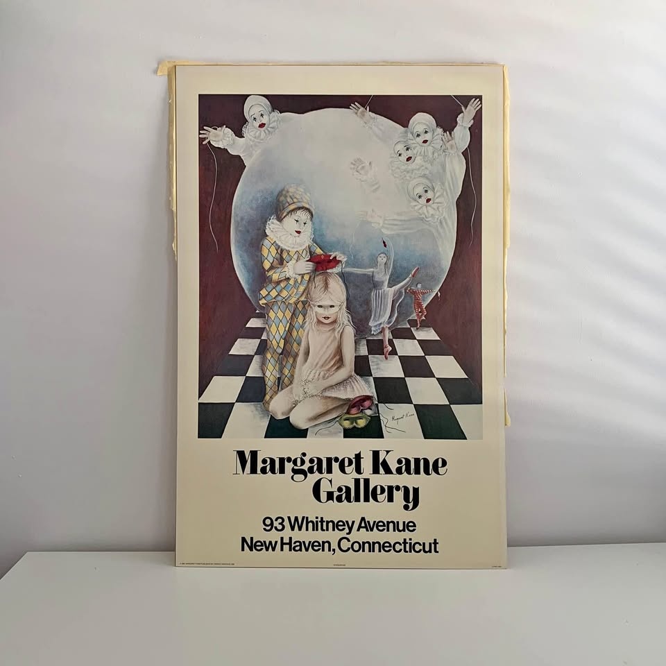 Vintage Art Print - Masquerade by Margaret Kane (1980)