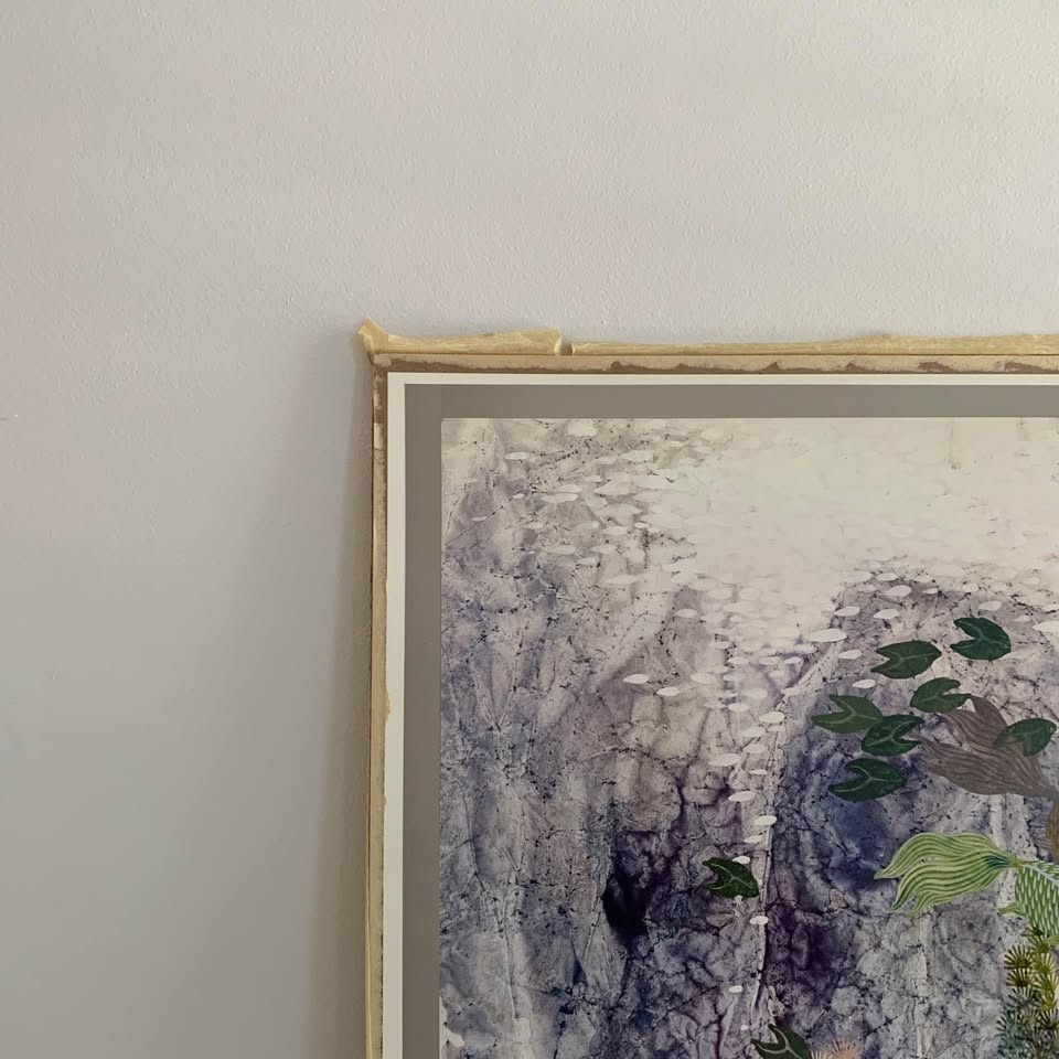Vintage Art Print - Tranquil Pool by Tseng-Ying Pang (1979) - photo 2