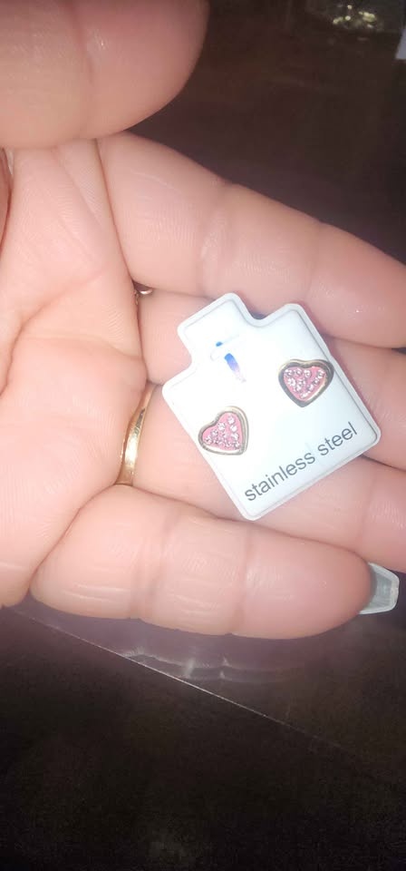 Stainless steel earrings - photo 2