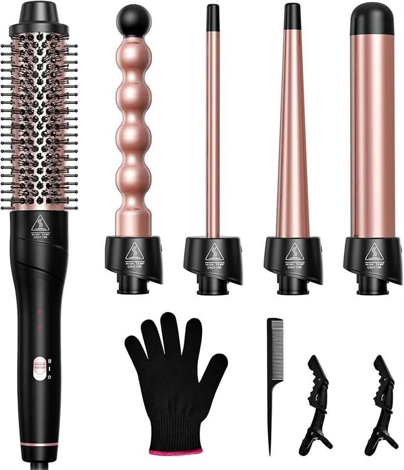 5 in 1 Wand Curling Iron Set, Hair Styling Tools