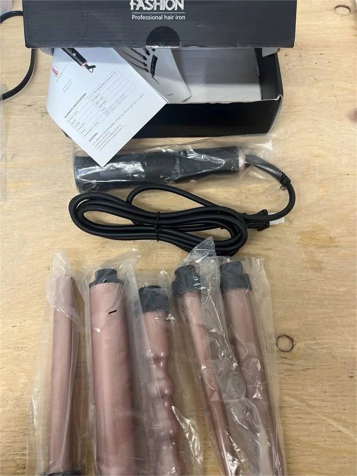 5 in 1 Wand Curling Iron Set, Hair Styling Tools - photo 5
