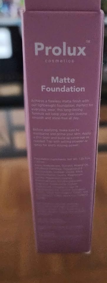 Prolux Cosmetics Matte Foundation - photo 4