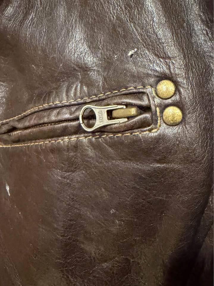 Vintage leather jacket - photo 4
